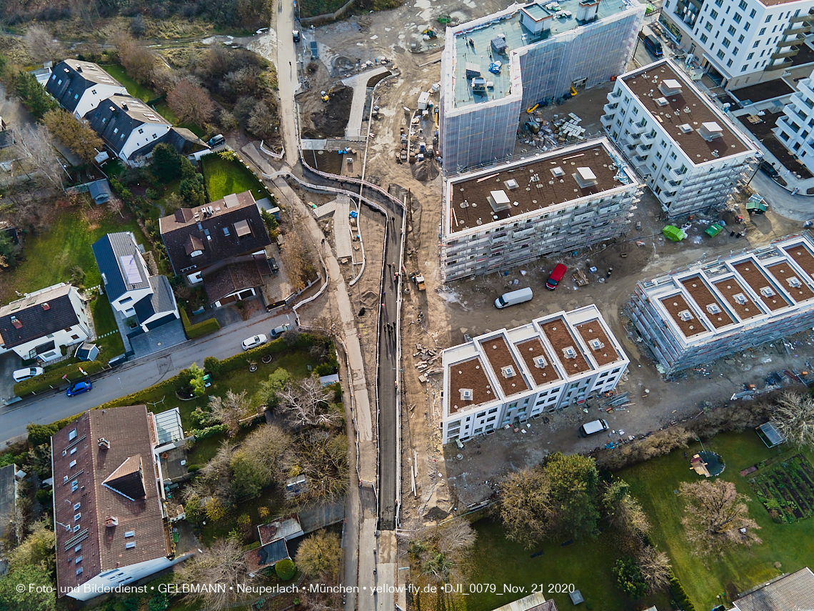 21.11.2020 - Piederstrorfer Gelände und Alexisquartier in Neuperlach in München 21.11.2020 - Piederstrorfer Gelände und Alexisquartier in Neuperlach in München